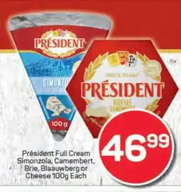 Pick n Pay Président Full Cream Cheese offer