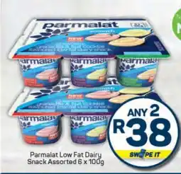 Pick n Pay Parmalat Low Fat Dairy Snack Assorted 6 x 100g offer