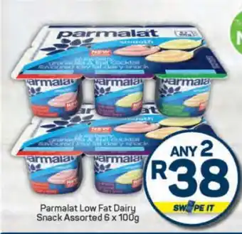 Pick n Pay Parmalat Low Fat Dairy Snack Assorted 6 x 100g offer