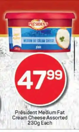 Pick n Pay Président Medium Fat Cream Cheese Assorted offer