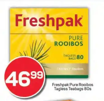 Pick n Pay Freshpak Pure Rooibos Tagless Teabags 80s offer