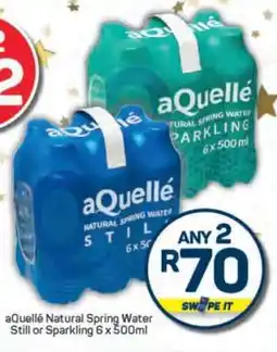 Pick n Pay aQuellé Natural Spring Water offer