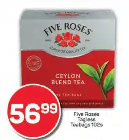 Pick n Pay Five Roses Tagless Teabags 102s offer