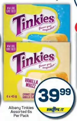 Pick n Pay Albany Tinkies Assorted 6s Per Pack offer