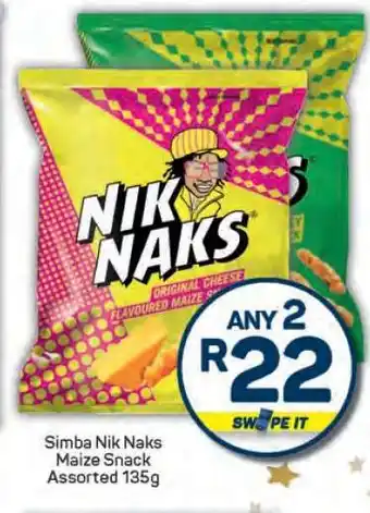 Pick n Pay SIMBA NIK NAKS offer