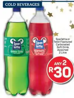 Pick n Pay Sparletta or Twist Flavoured Carbonated Soft Drink offer