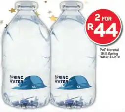 Pick n Pay PnP Natural Still Spring Water 5 Litre offer
