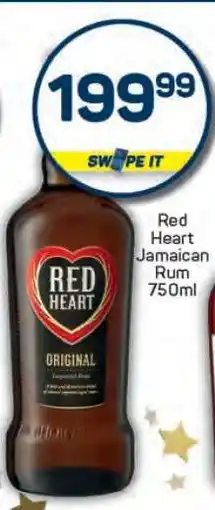 Pick n Pay Red Heart Jamaican Rum 750ml offer