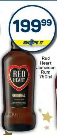 Pick n Pay Red Heart Jamaican Rum 750ml offer