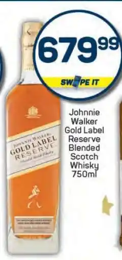 Pick n Pay Johnnie Walker Gold Label Reserve offer