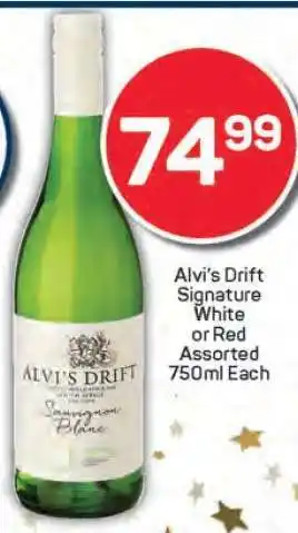Pick n Pay Alvi's Drift Signature White or Red Assorted offer