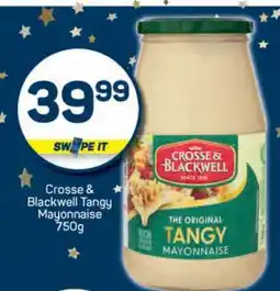 Pick n Pay Crosse & Blackwell Tangy Mayonnaise-750g offer