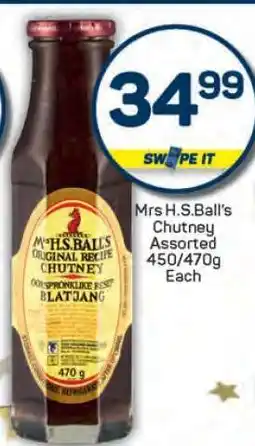 Pick n Pay Mrs H.S.Ball's Chutney Assorted offer
