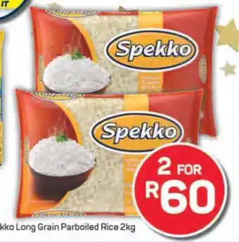 Pick n Pay Spekko Long Grain Parboiled Rice-2Kg offer