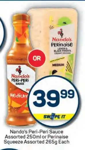 Pick n Pay Nando's Peri-Peri Sauce or Perinaise offer