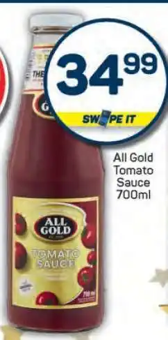 Pick n Pay All Gold Tomato Sauce-700ml offer
