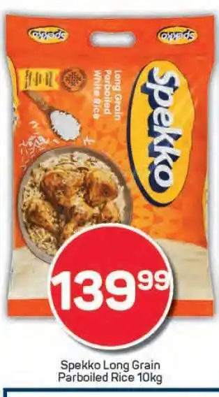 Pick n Pay Spekko Long Grain Parboiled Rice 10kg offer