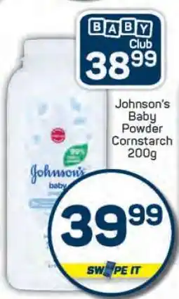 Pick n Pay Johnson's Baby Powder Cornstarch 200g offer
