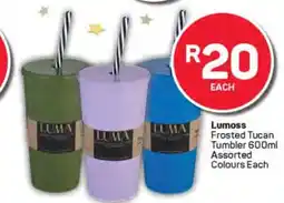 Pick n Pay Lumoss Frosted Tucan Tumbler 600ml offer