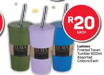 Pick n Pay Lumoss Frosted Tucan Tumbler 600ml offer