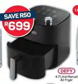 Pick n Pay DEFY 4.7 Litre Manual Air Fryer offer
