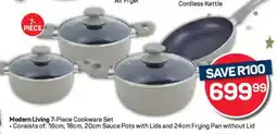Pick n Pay Modern Living 7-Piece Cookware Set offer