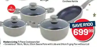 Pick n Pay Modern Living 7-Piece Cookware Set offer