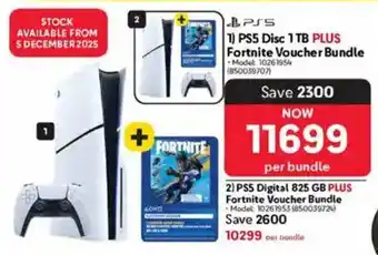 Makro PS5 Disc 1TB PLUS Fortnite Voucher Bundle offer