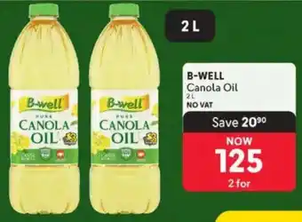 Makro B-WELL Canola Oil offer