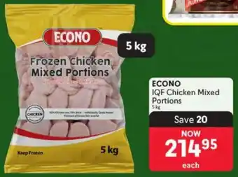 Makro Econo IQF Chicken Mixed Portions offer