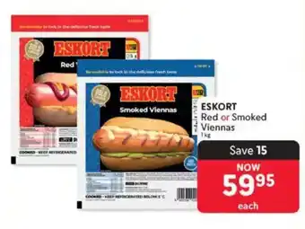 Makro ESKORT Red or Smoked Viennas offer