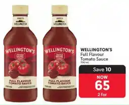 Makro WELLINGTON'S Full Flavour Tomato Sauce offer