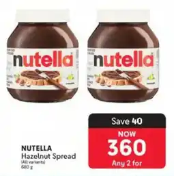 Makro NUTELLA Hazelnut Spread offer