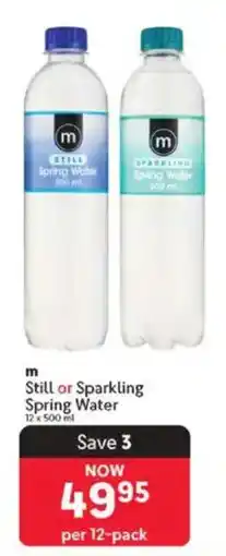 Makro m Still or Sparkling Spring Water offer