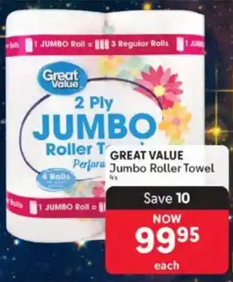 Makro GREAT VALUE Jumbo Roller Towel offer