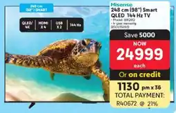 Makro Hisense 248 cm 98" Smart QLED 144 Hz TV offer