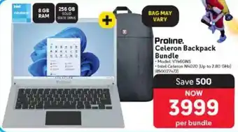 Makro Proline Celeron Backpack Bundle offer