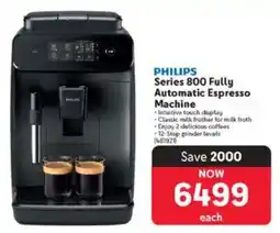 Makro PHILIPS Series 800 Fully Automatic Espresso Machine offer