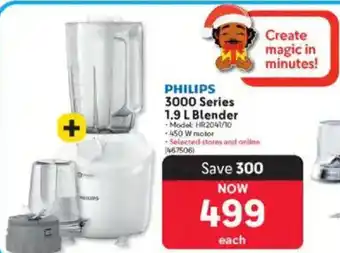 Makro PHILIPS 3000 Series Blender offer