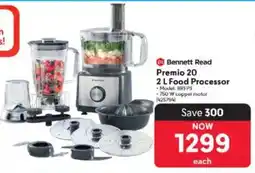Makro Bennett Read Premio 20 Food Processor offer