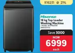 Makro Hisense Top Loader Washing Machine offer
