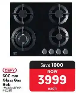 Makro DEFY Glass Gas Hob offer