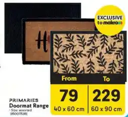 Makro Primaries Doormat Range offer