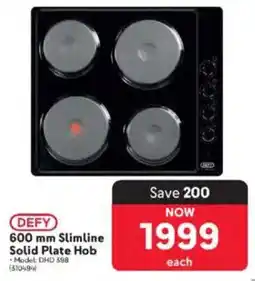 Makro DEFY Slimline Solid Plate Hob offer