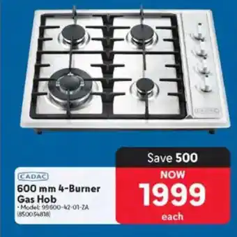 Makro CADAC 4-Burner Gas Hob offer
