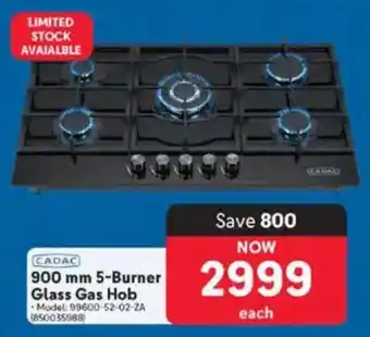 Makro CADAC 5-Burner Glass Gas Hob offer
