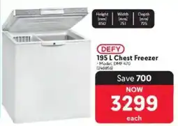 Makro DEFY Chest Freezer offer