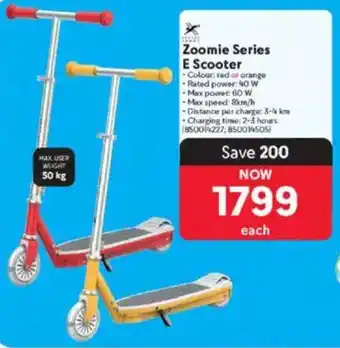 Makro Zoomie Series E Scooter offer