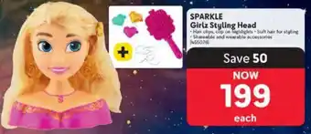 Makro Sparkle Girlz Styling Head offer