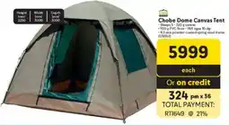 Makro Camp Master Chobe Dome Canvas Tent offer
